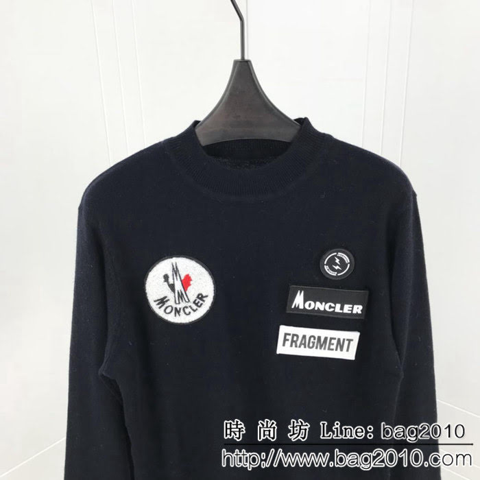 MONCLER蒙口 X 藤原浩聯名款 舒適透氣柔軟 男款羊毛衫 ydi1556